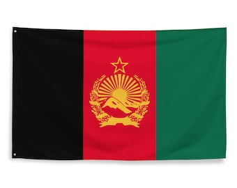Socialist Afghanistan Flag 3x5