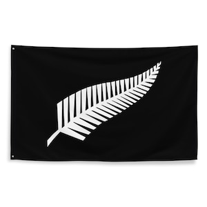 Silver Fern New Zealand Aotearoa Sport Flag 3x5