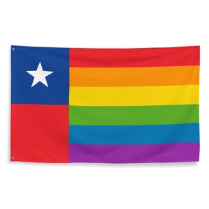 Bandiera LGBT Pride Cile 3x5