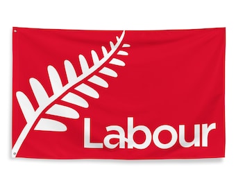 New Zealand Labour Party Flag 3x5