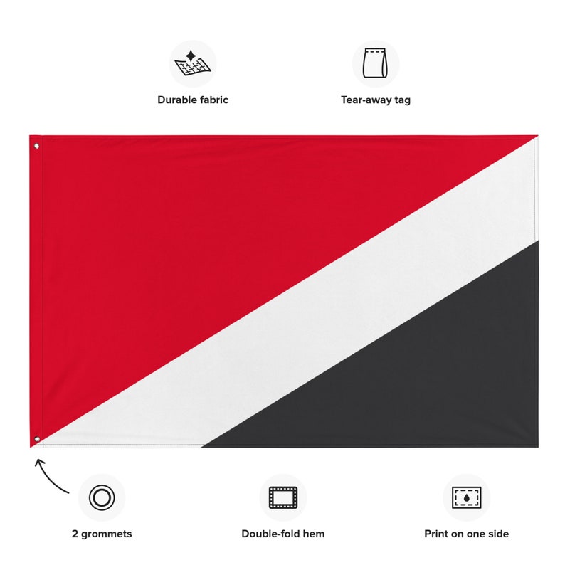 Principality of Sealand Flag 3x5 - Etsy