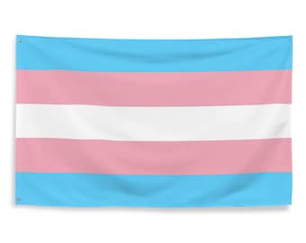 Transgender Pride Flag 3x5 | Trans LGBT Non Binary Transmasc Transfemme Banner