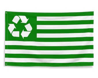 USA Recycle Flag 3x5