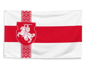 Belarus Protesto Vermelho Branco Vermelho Proposta Anti-Lukashenko Bandeira 3x5