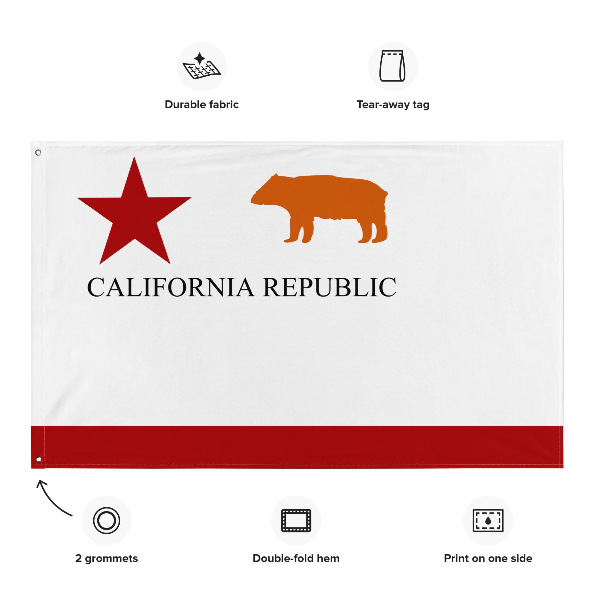 Original California Republic Flag 3x5 - Etsy