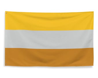 Bandeira do Orgulho da Deficiência 3x5 | Faixa Dourada, Prateada e Bronze para Pessoas com Deficiência