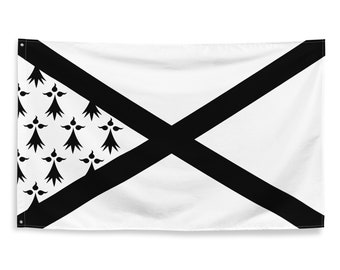 Drapeau de la Société bretonne de vexillogie (KVV) 3x5