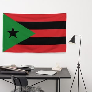 Afro-Boricua Black Puerto Rican Flag 3x5 image 6