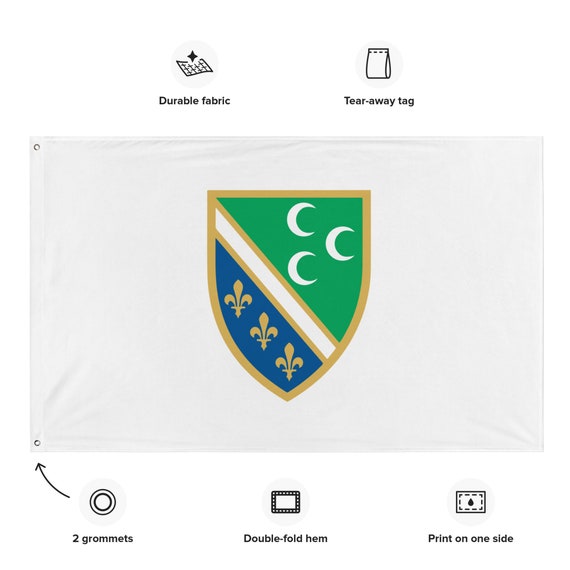 Sandžak Shield Flag 3x5 - Etsy Canada