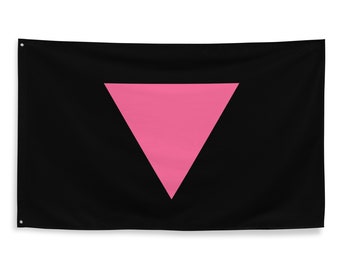 Triangle Rose LGBT Pride Flag 3x5