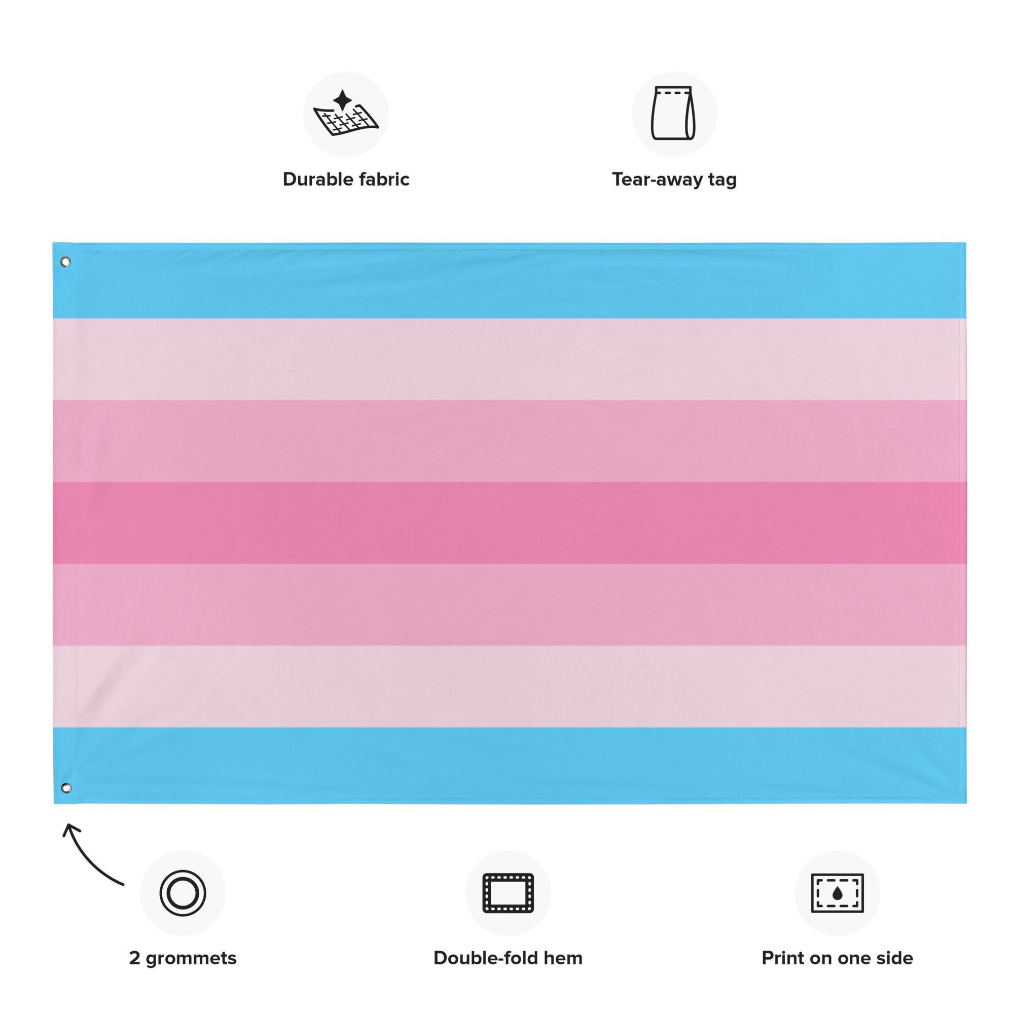Bandiera Transgender : Simbolo Del Progresso E Dell'orgoglio Generativo Ai Illustrazione di