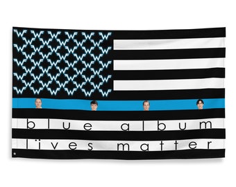Weezer Blaues Album Lives Matter College Dorm Flagge 90x150