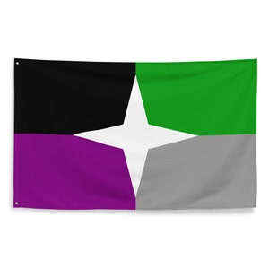 Aspec Ace Aro Pride Flag 3x5