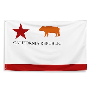 Original California Republic Flag 3x5