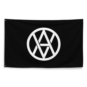 Vegan Anarchist Veganarchist Flag 3x5