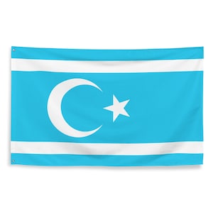 イラク トルクメン 国旗 3x5