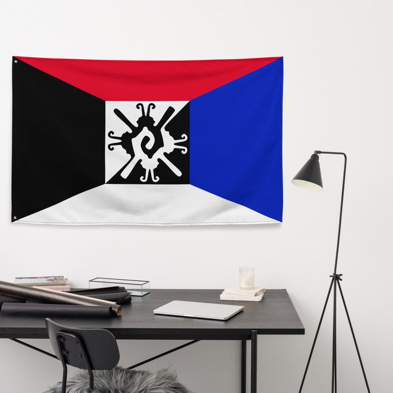 Mexica Movement Aztlan Chicano Aztec Indigenous Native American Flag ...