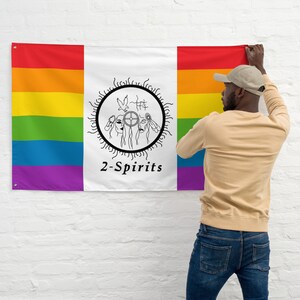 First Nation Two Spirit LGBTQQ2S Pride Flag 3x5 - Etsy