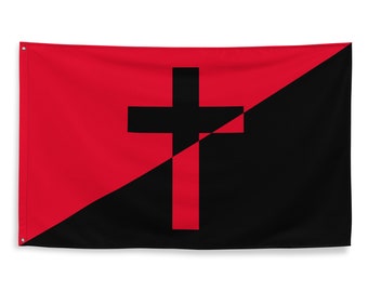 Christian Socialist Anarchist Flag 3x5