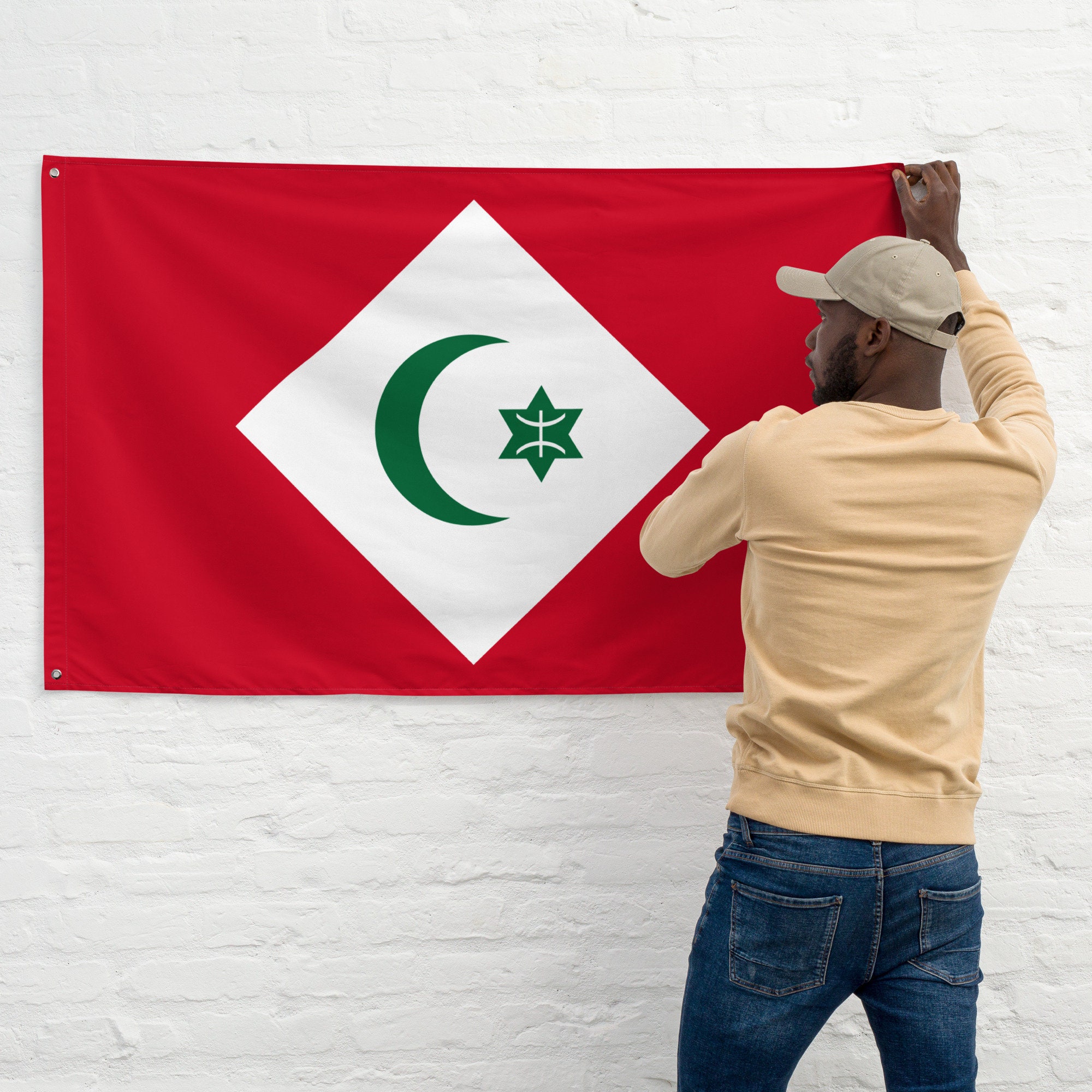 Real Rif Flag Republic of the Rif Amazigh