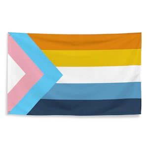Trans Aroace Asexual Aromantic Trans-inclusive Progress Pride Flag 3x5 | Gay Rainbow Transgender Banner