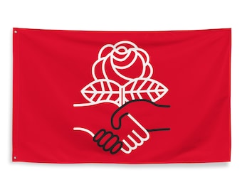 Democratic Socialist Flag 3x5