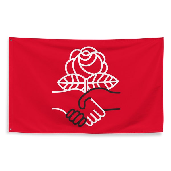 Democratic Socialist Flag 3x5