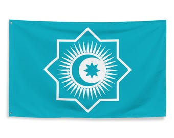 Organization of Turkic States NEW Flag 3x5 | 2024 New Pan-Turkic Turk Banner