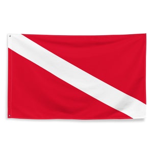 Bandeira de mergulho Mergulho para baixo Snorkel 3x5
