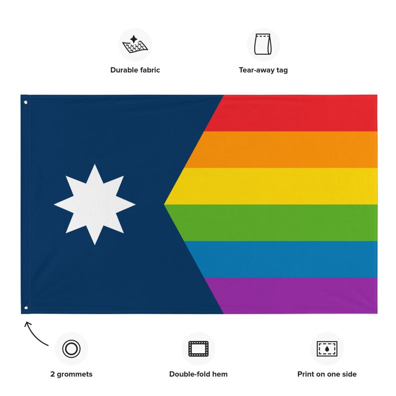 LGBT Minnesota Pride Flag 3x5 Etsy lgbt-minnesota-pride-flag-3x5-etsy