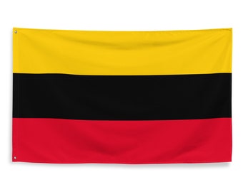 Drapeau de la Confédération transcaucasienne 3 x 5 | Géorgie Azerbaïdjan Arménie Historique Bamner