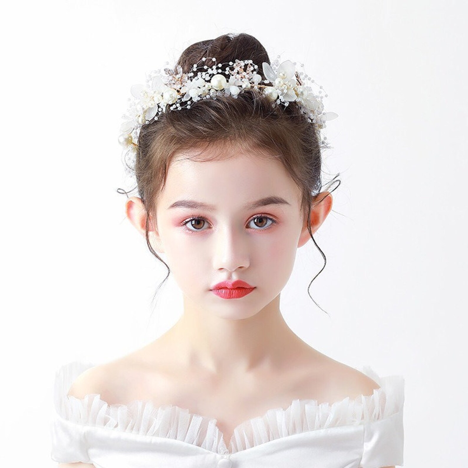 Accessoire de cheveux de mariage pour bébé fille couronne Etsy