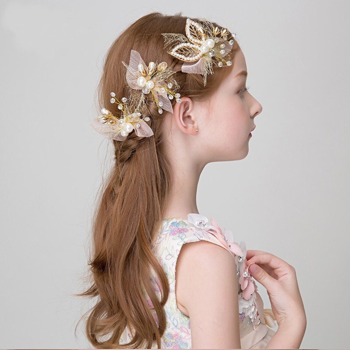 Accessoire de cheveux de mariage pour bébé fille couronne Etsy