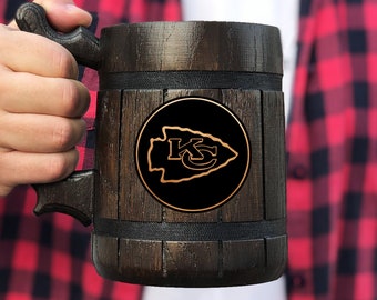 American Football Custom Beer Gift for Fan Dallas Cowboys Wooden Beer Mug American Football Custom Beer Gift for Fan Dallas Cowboys Wooden Beer Mug