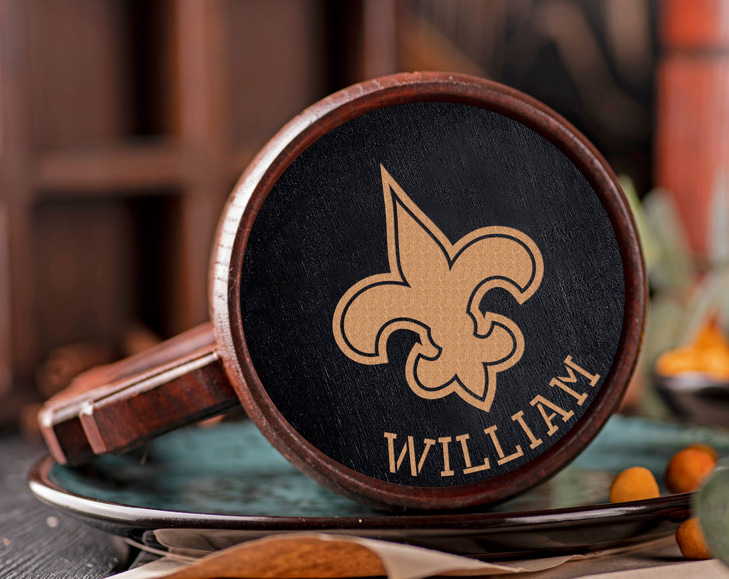 New Orleans Saints Beer Mug Personalized Gift for Him Etsy