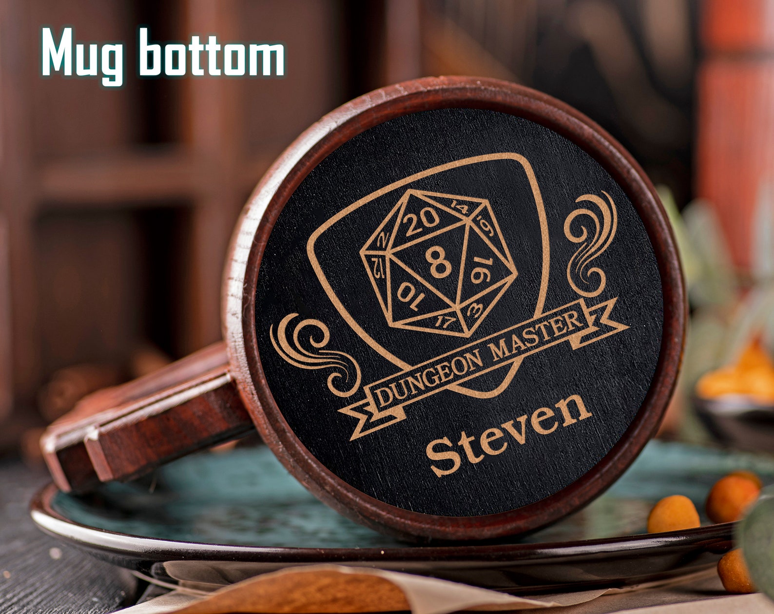 POFULL D&D Kosmetiktasche ‚This Is How I Roll‘ – Geschenk Für Rollenspiel-Fans