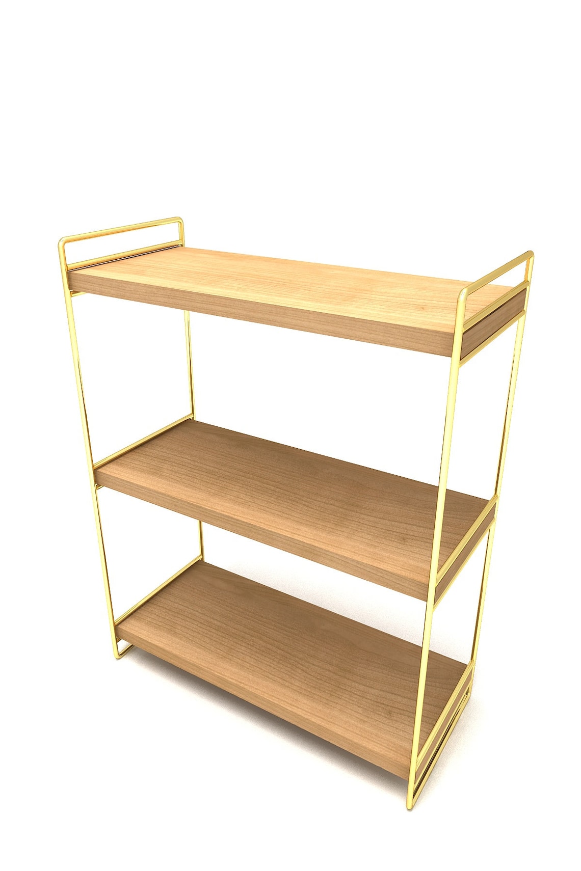 Bathroom and Kitchen 3 Tier Shelf Organizer Walnut White Black Etsy