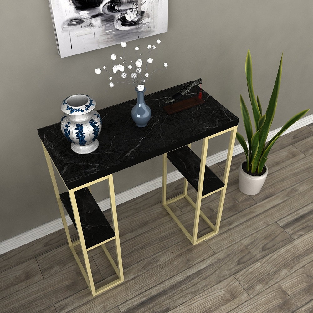 3 niveles lateral pasillo entrada hall consola mesa blanco y | Etsy