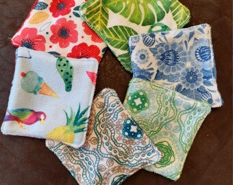 Reusable Face Pads, eco-friendly gift, Set of 6