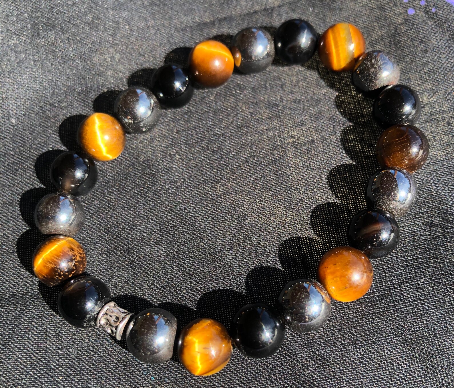 Hematite obsidian and tiger's eye Clearance
