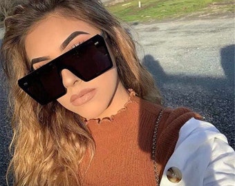 flat top reflective sunglasses