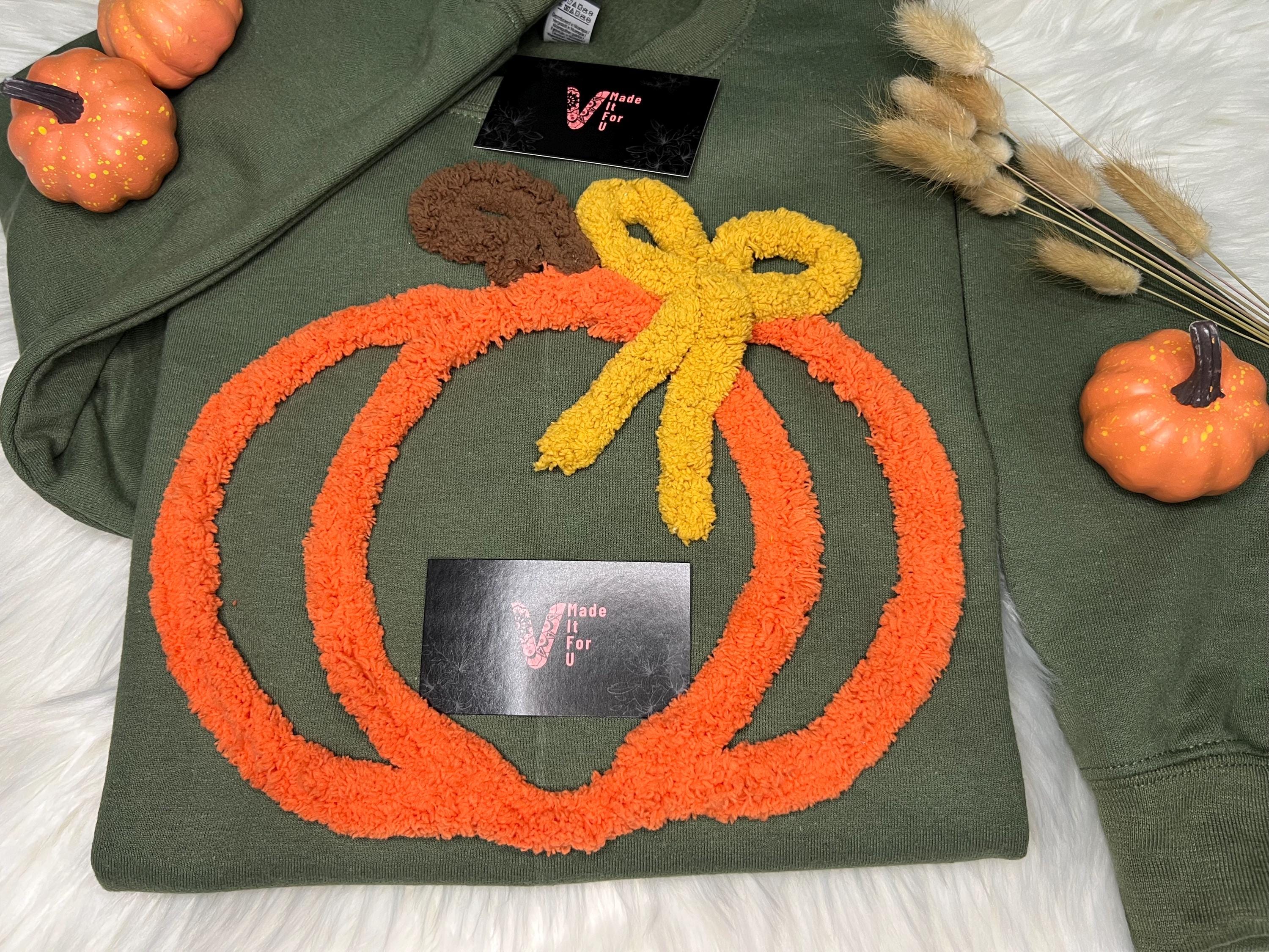 Pumpkin Orange Chenille Sweater Pumpkin Spice