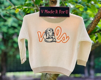 Embroidered TN Vols Kids Sweater: UT Game Day, Baby/Toddler Football, Tennessee Football