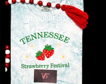 Embroidered Strawberry Festival Sweatshirt: Tennessee State Pride