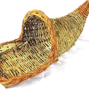 19in Cornucopia basket  For thanks giving decor
