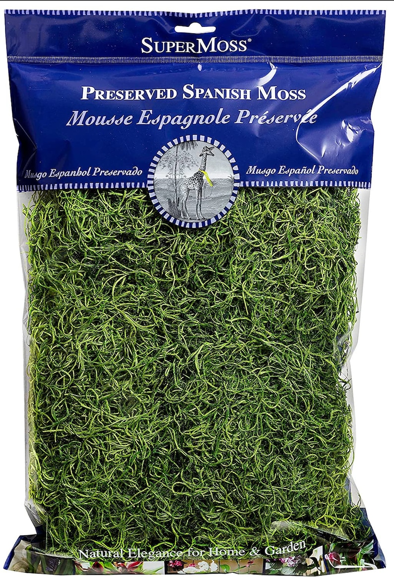 Super Moss Brand 8oz Bag Preserved Moss Etsy