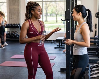 Hillman College High-Waist Tapered Leggings
