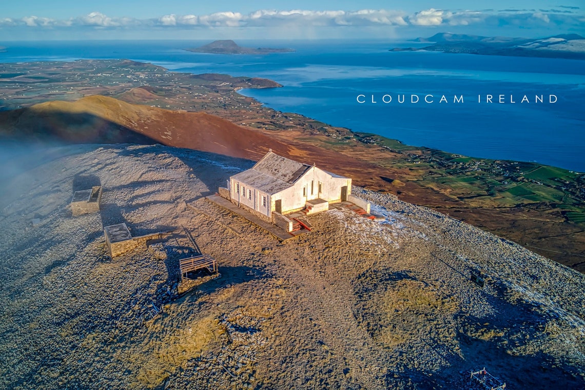 Croagh Patrick Chapel Westport Co. Mayo PRINT Etsy