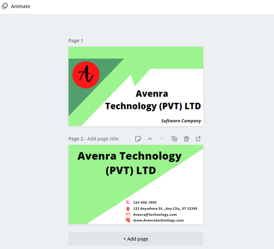 Pretty business cardbusiness card design Editable Template Etsy