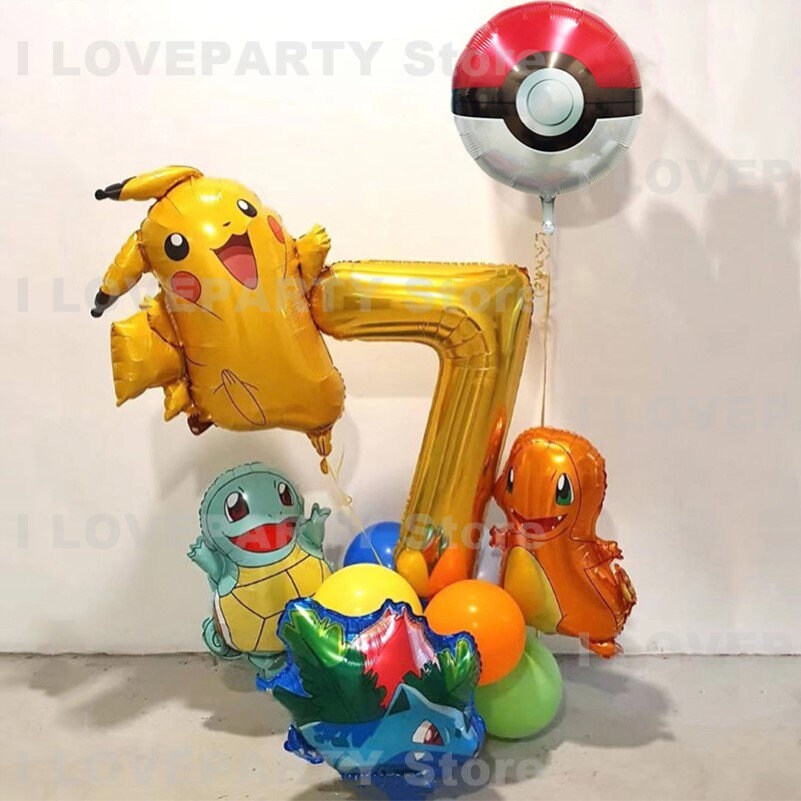 Ballon Pokémon Pikachu Décoration Anniversaire - Enjouet